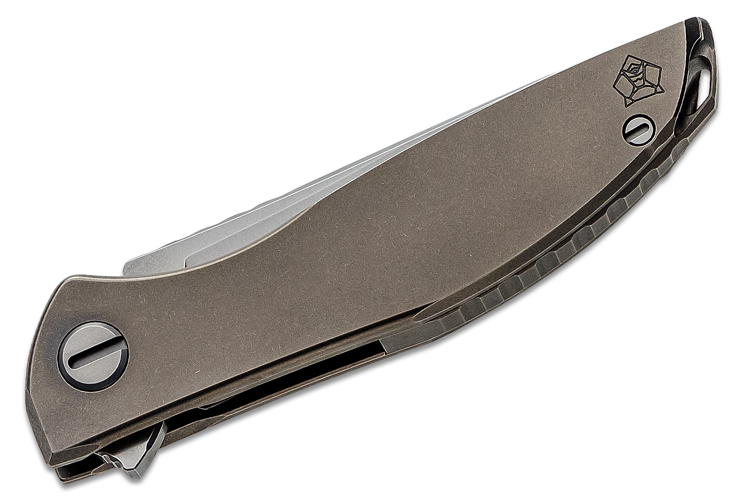 Shirogorov Neon Zero Left Handed Flipper Knife 3.375