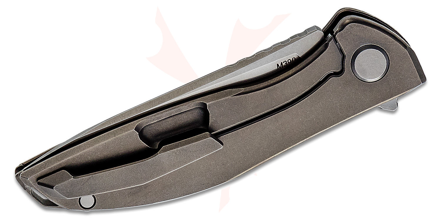Shirogorov Neon Zero Left Handed Flipper Knife 3.375