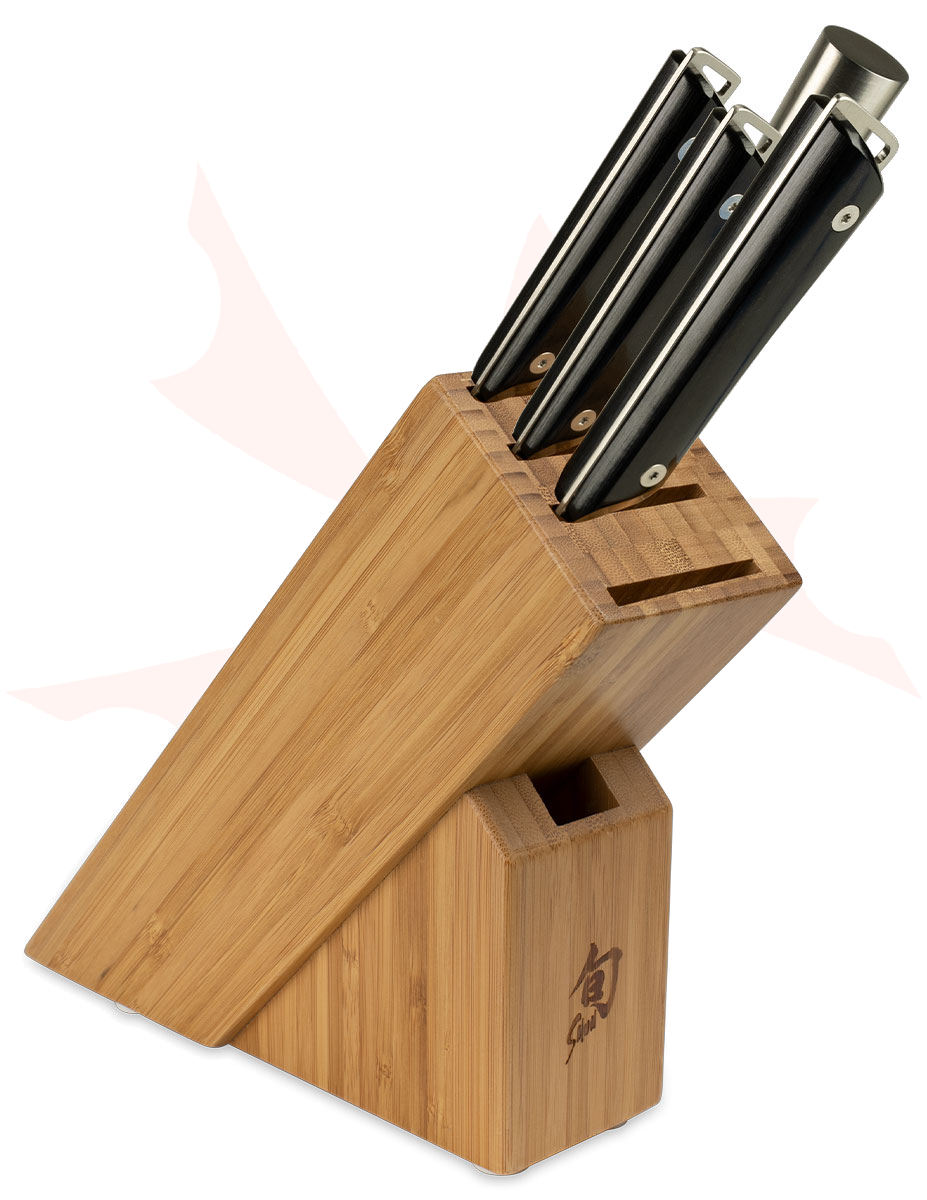 ２点セットkumachanです。 Shun GPTS0500 Kazahana 5-Piece Starter Set, AUS10A Blades, Ebony