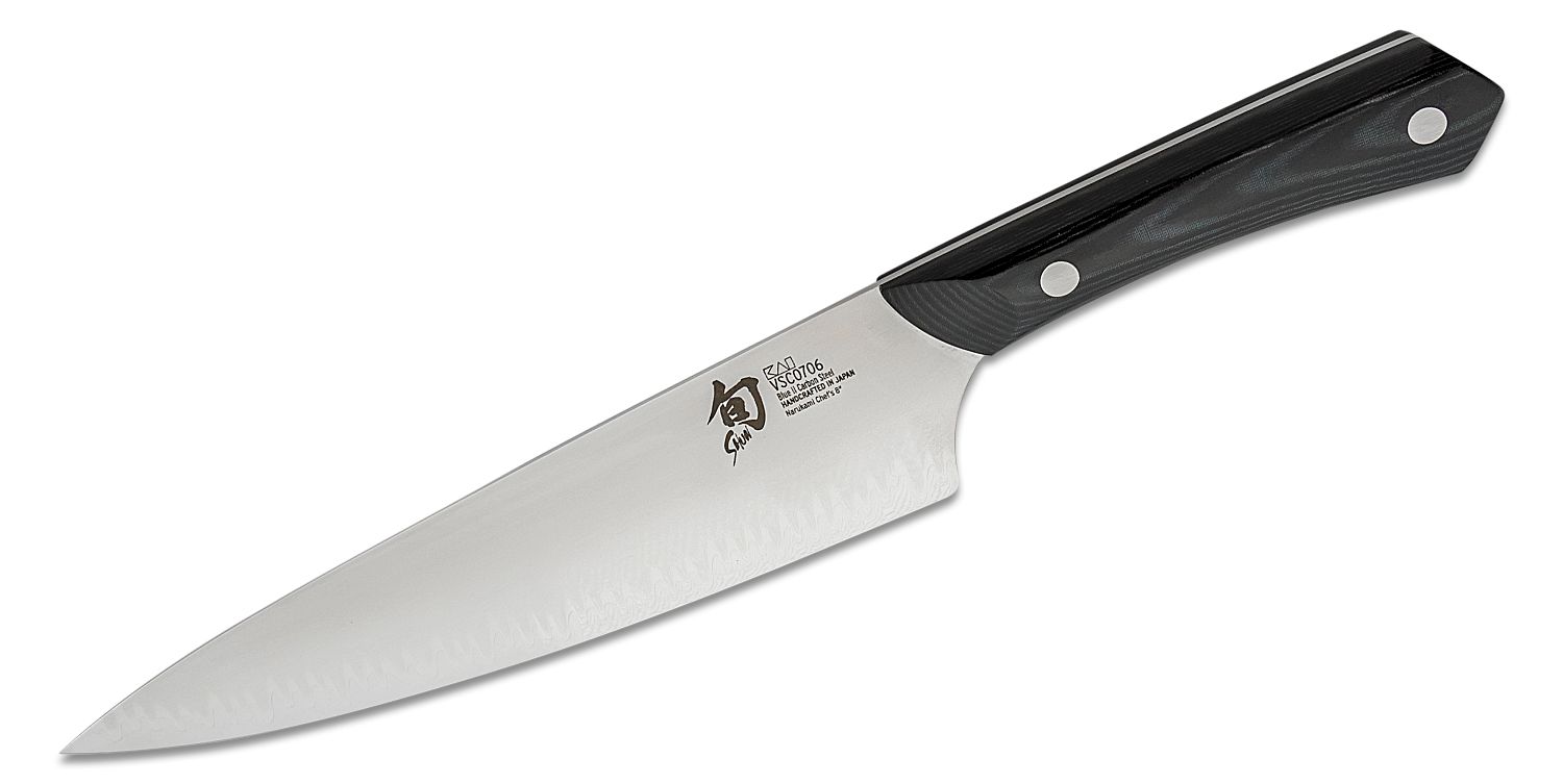 Shun Sora Chef Knife, 8 inch Stainless Steel Blade, Handcrafted in
