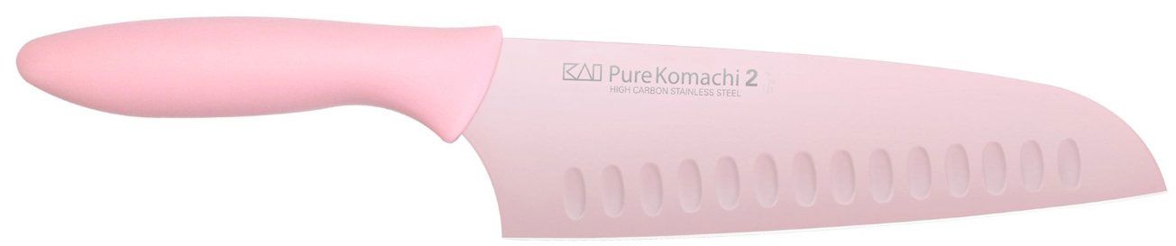 KAI AB5085 Pure Komachi 2 Series Santoku Knife (Black) 6-1/2