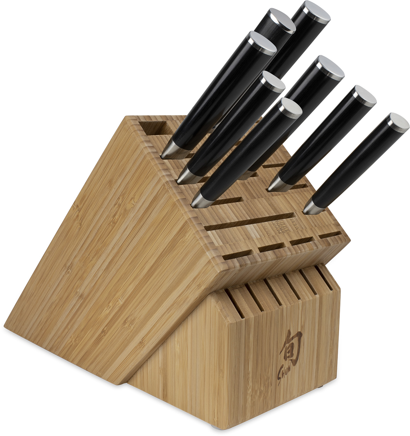 Shun DMS0934 Classic 9 Piece Chef's Choice Block Set, Ebony