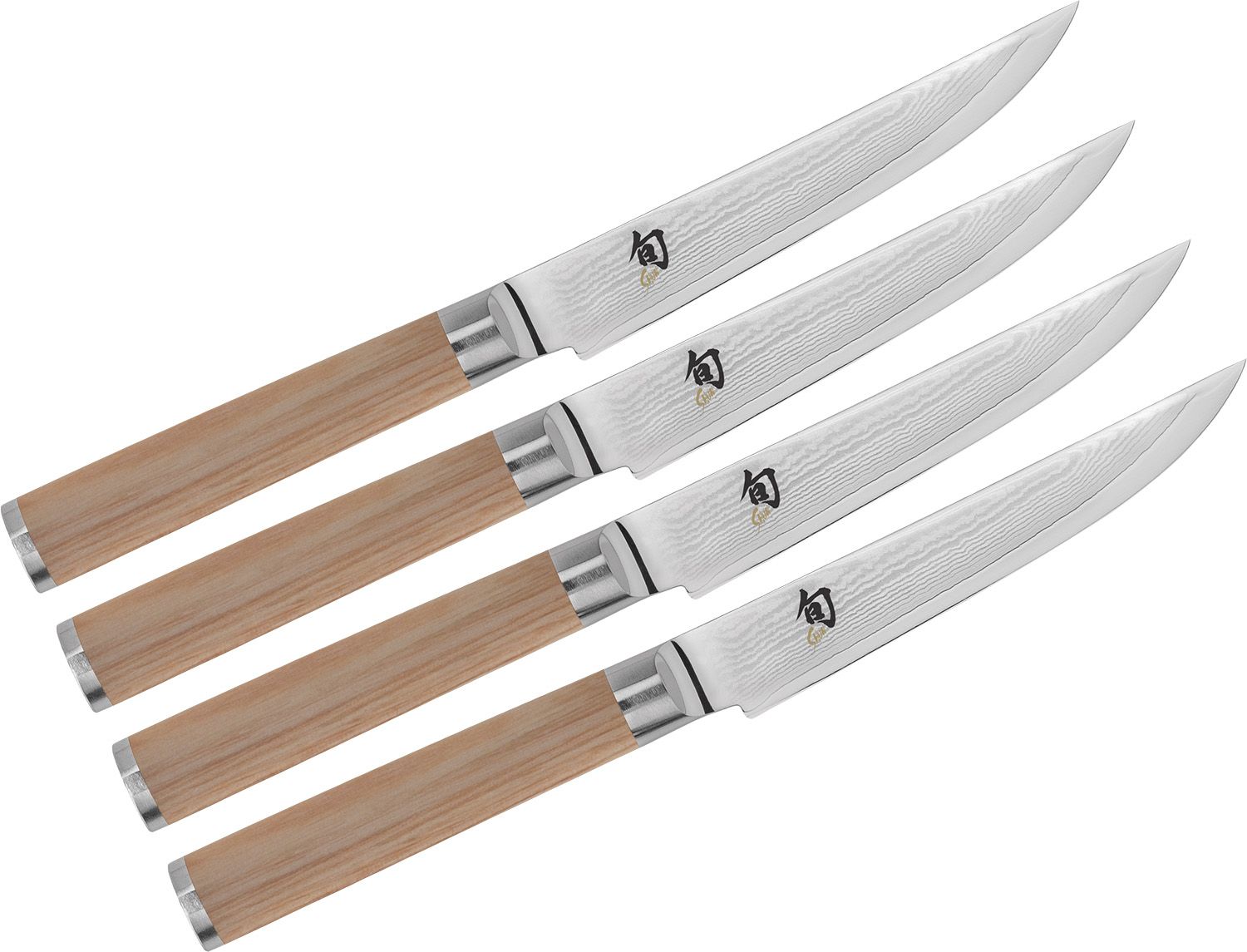 Steak Knife Set Vg Max Damascus Blades