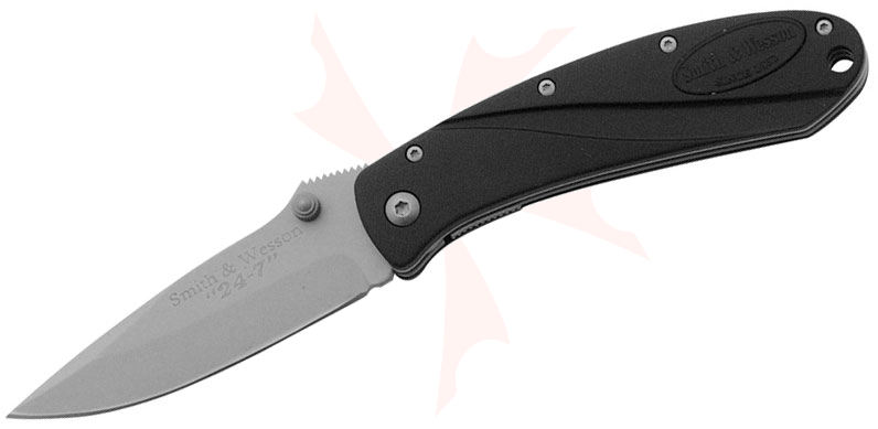 Smith & Wesson 24-7 Knife Plain with Zytel Handle - KnifeCenter