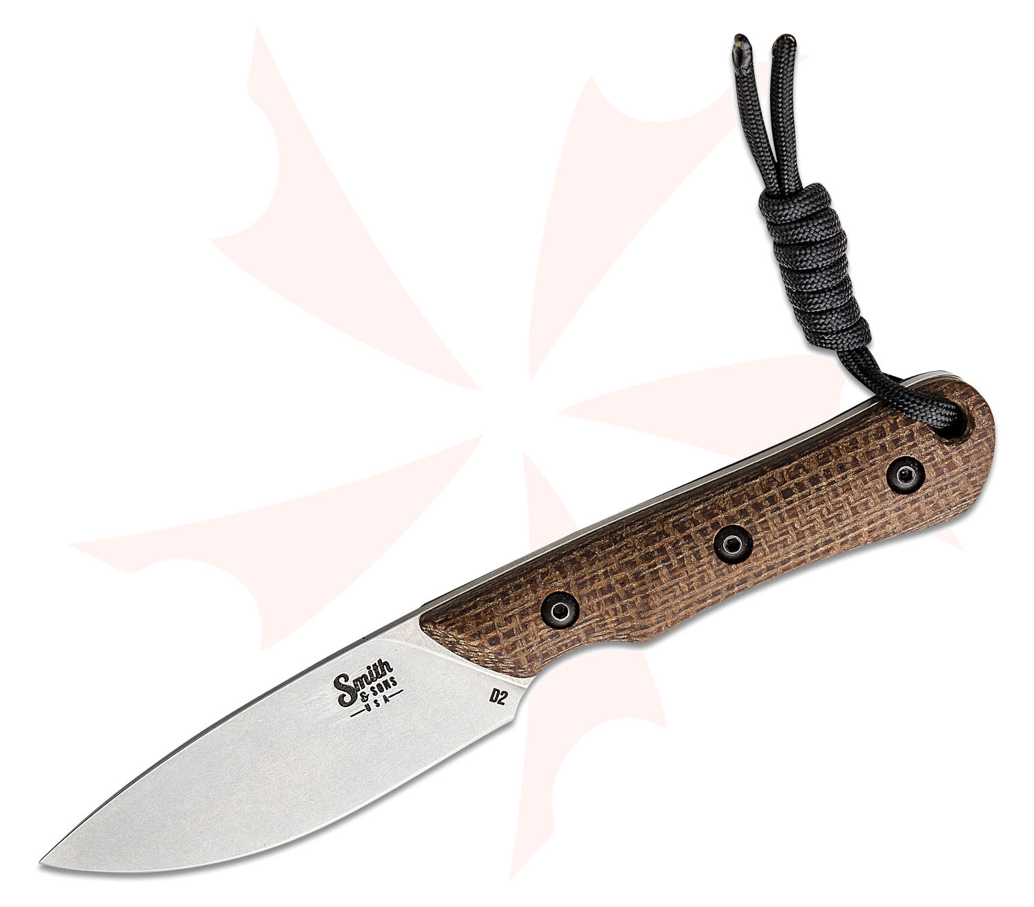 Smith & Sons Brave Fixed Blade Knife 3.5
