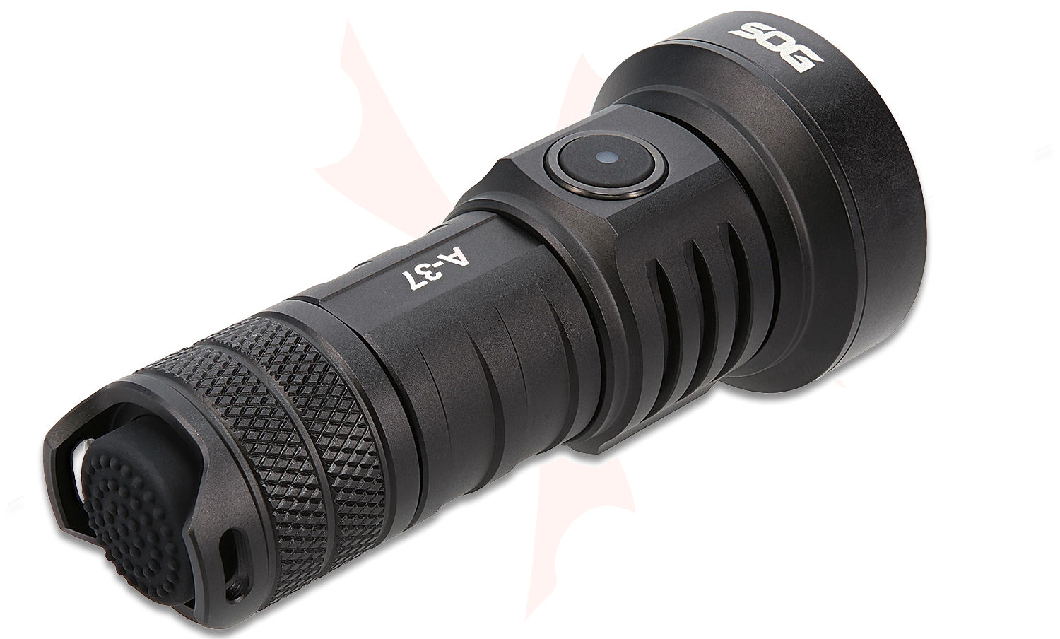 SOG A-37 High Performance Rechargeable LED Flashlight, Black Aluminum ...