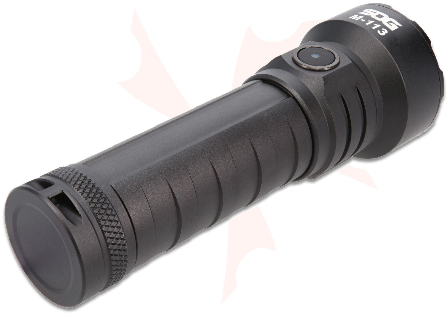 SOG M-113 Rechargeable LED Flashlight, Black Aluminum Body, 4000 Max ...