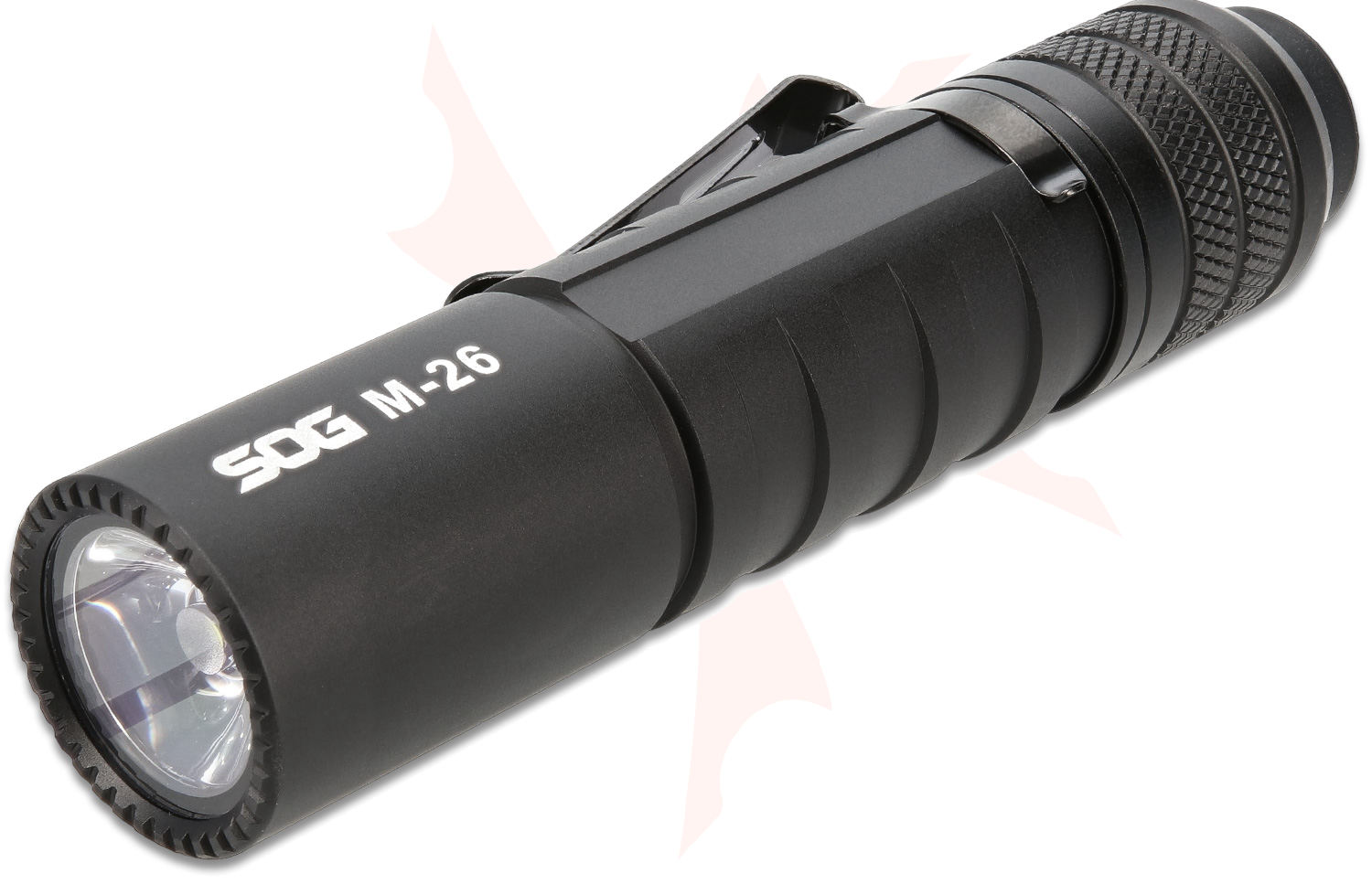 SOG M-26 Rechargeable LED Flashlight, Black Aluminum Body, 1300 Max ...