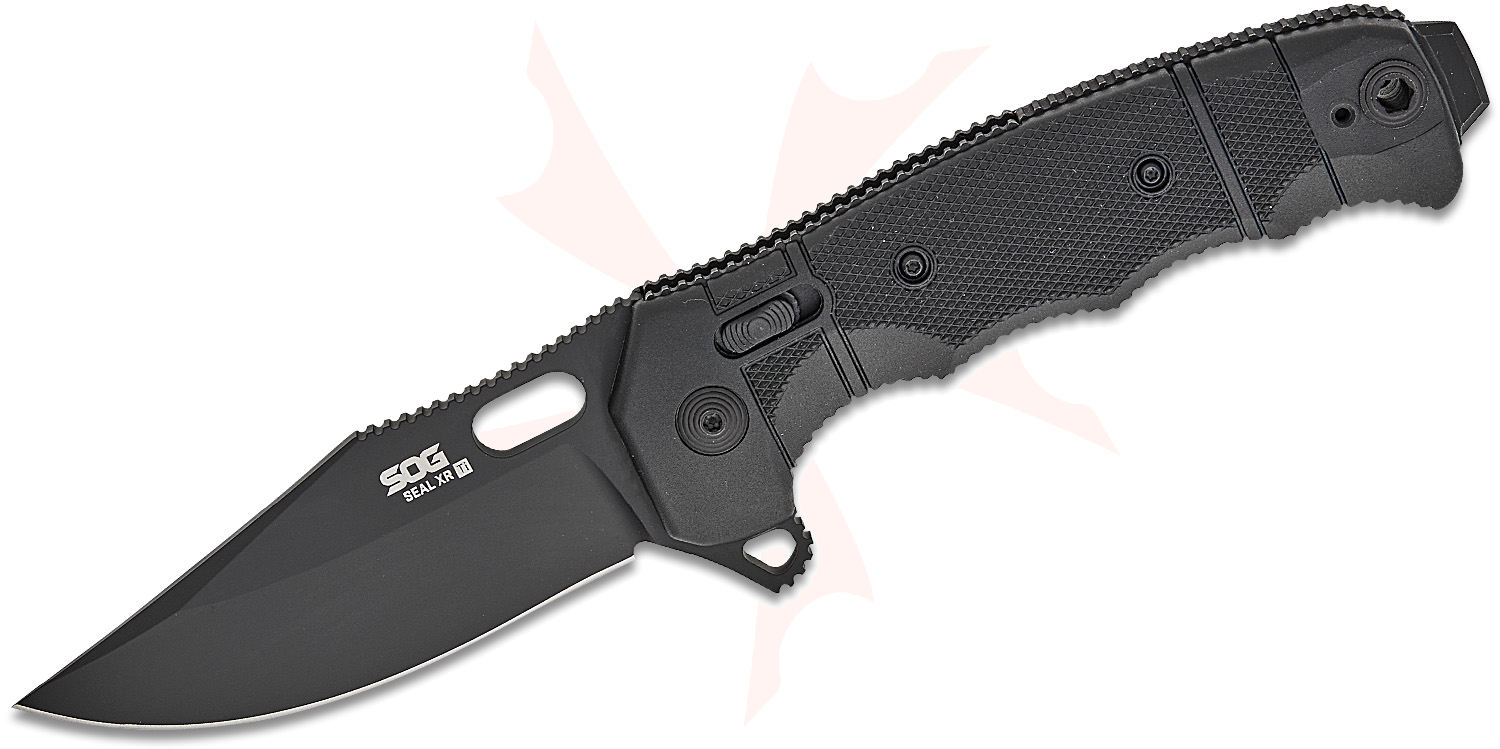 SOG SEAL XR Ti Crossbar Lock Flipper Knife 3.9