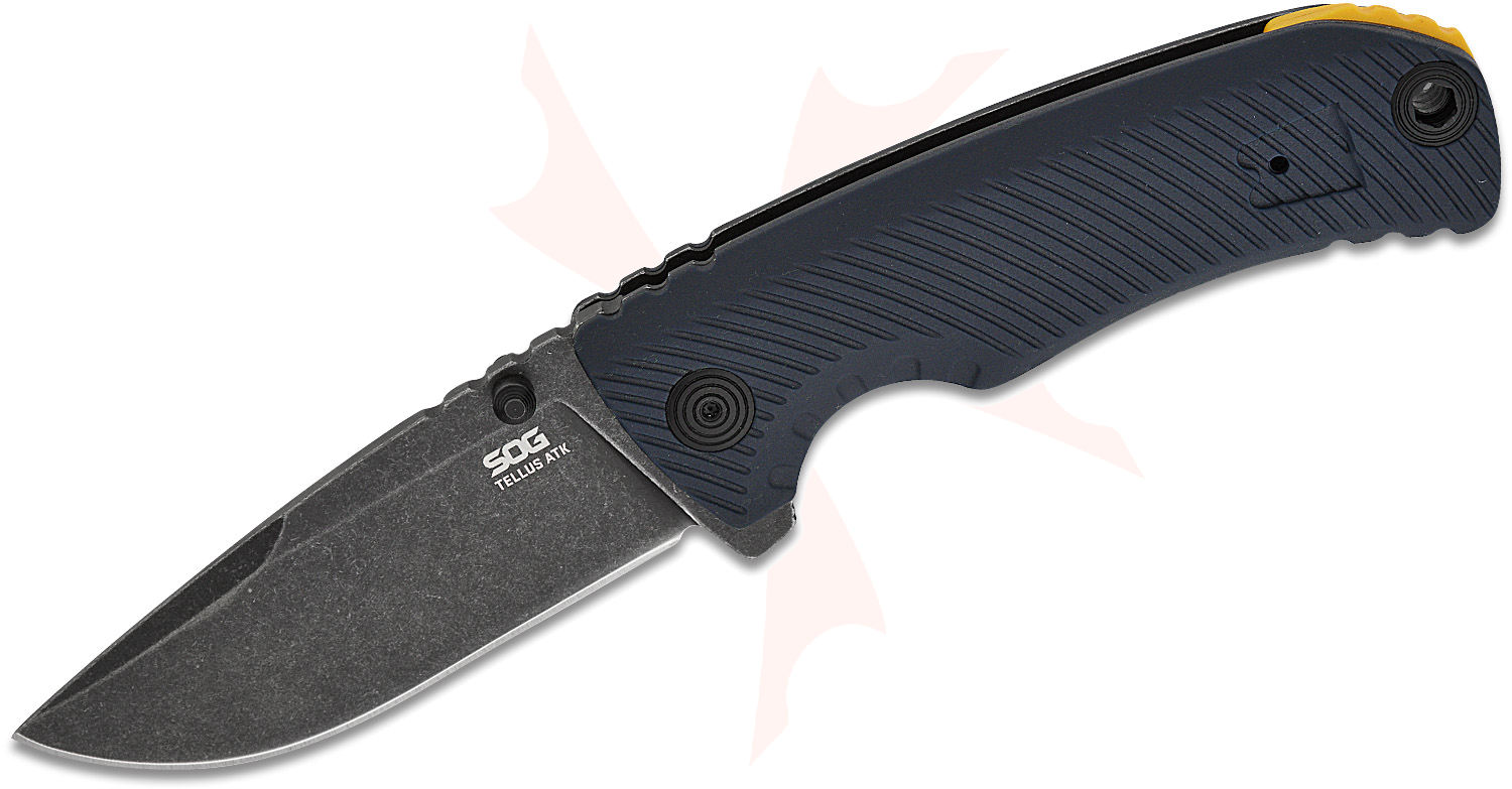 SOG Tellus ATK Liner Lock Assisted Flipper Knife 3.23