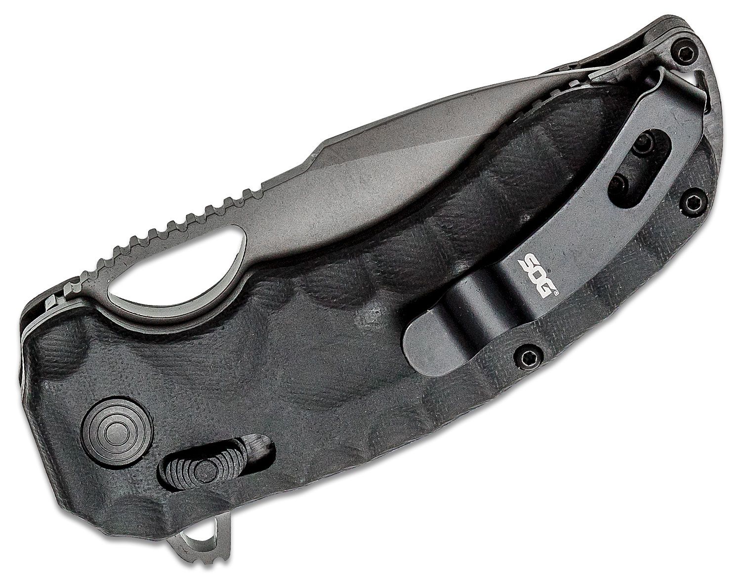 SOG Kiku XR LTE Blackout Flipper Knife 3.03