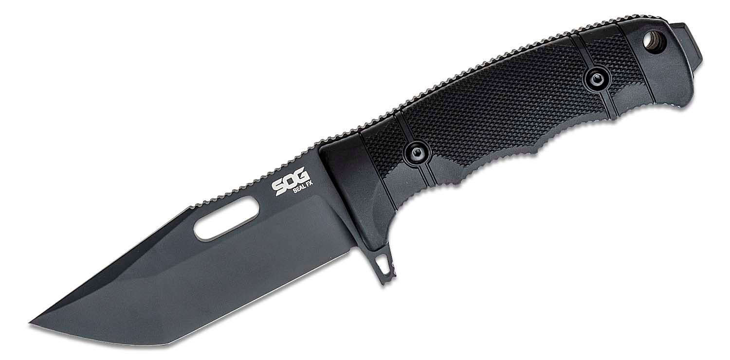 SOG Seal FX - USA Made 17-21-02-57, 4.3 CPM S35VN Black Tanto