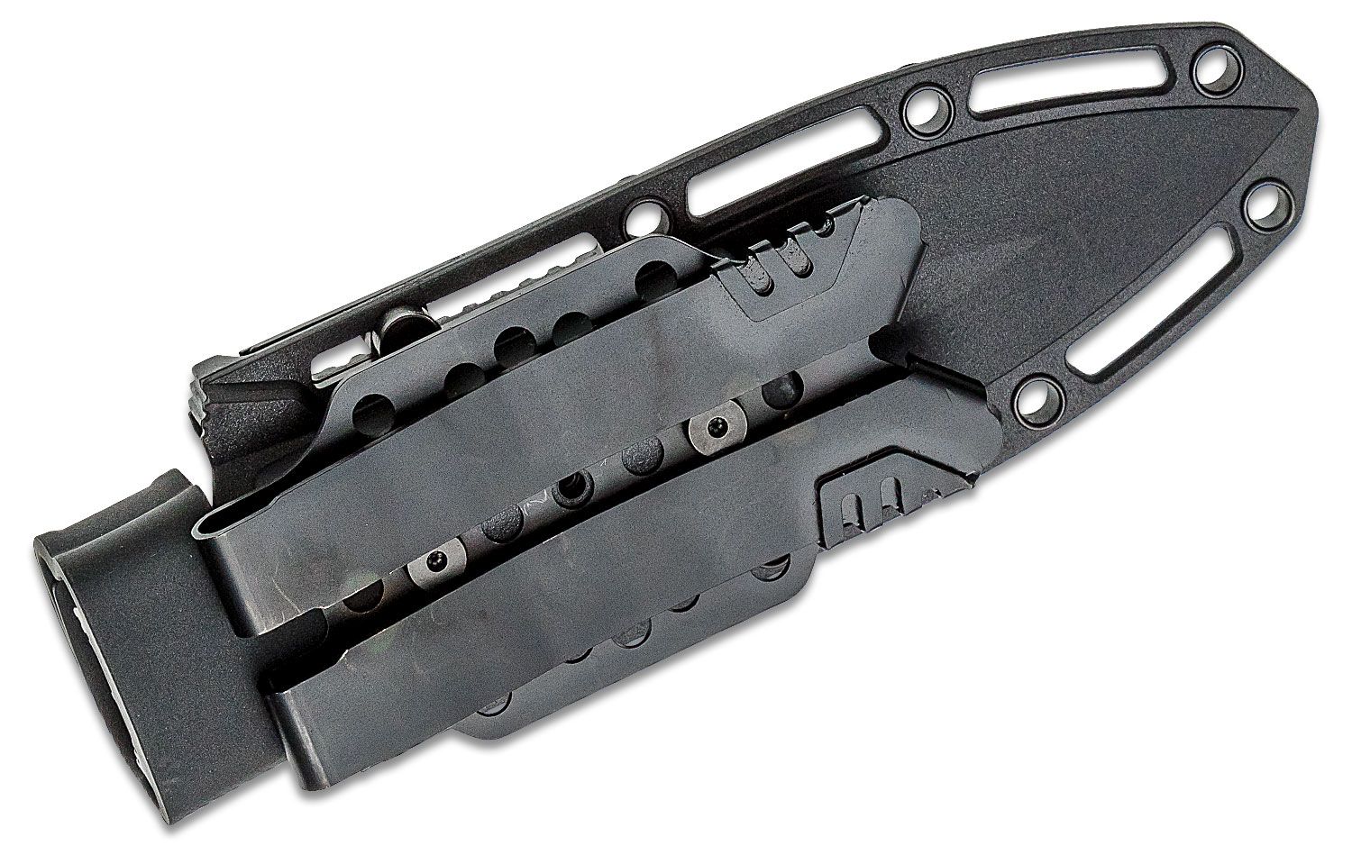 SOG Pentagon FX Blackout Fixed Blade Knife 4.77