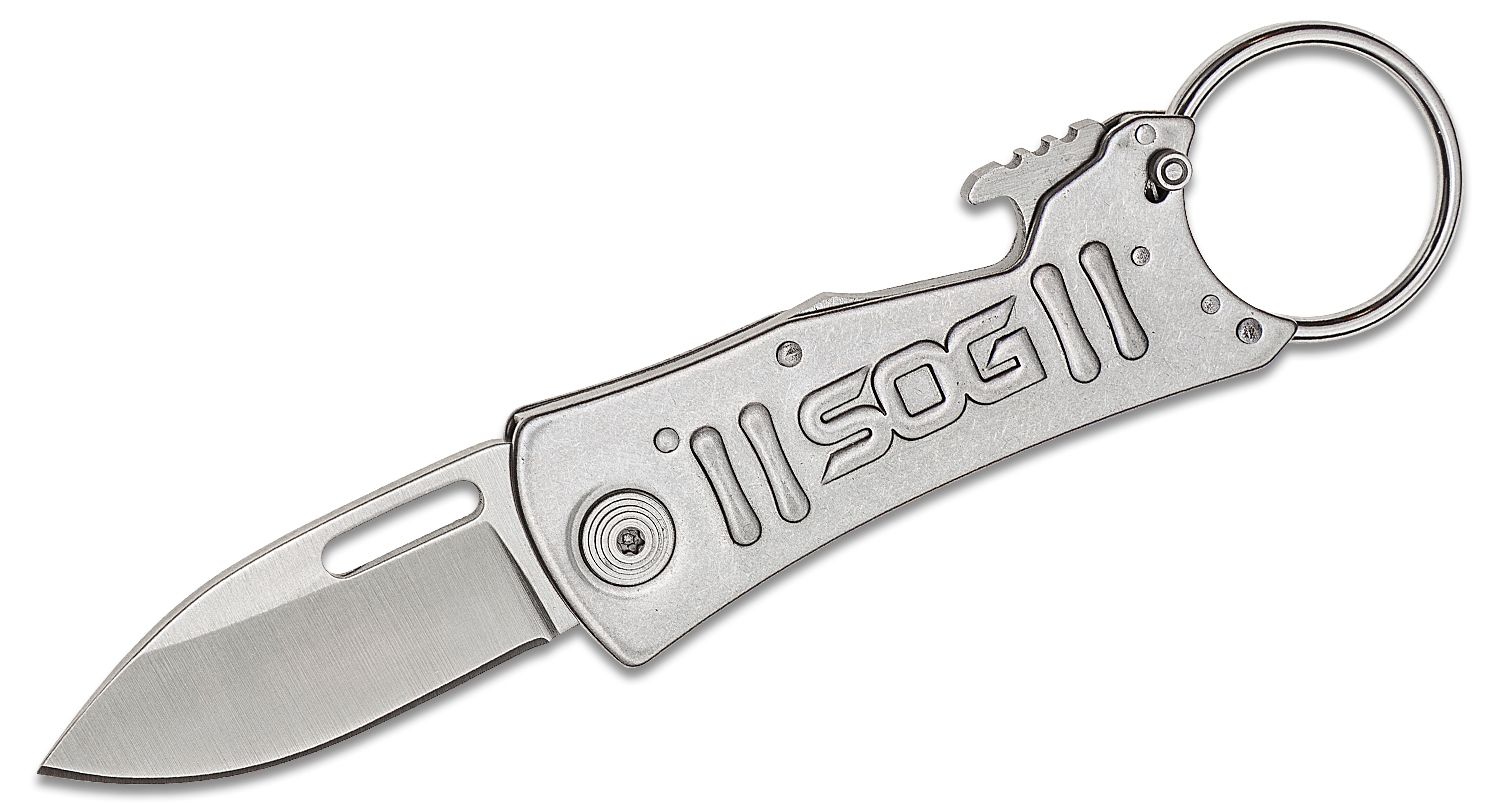 SOG Stainless Steel Pro 3.5 Knife Kit - 3pc. Combo Knife Kit, Fixed Blade,  Folding Knife, Flat Tool 