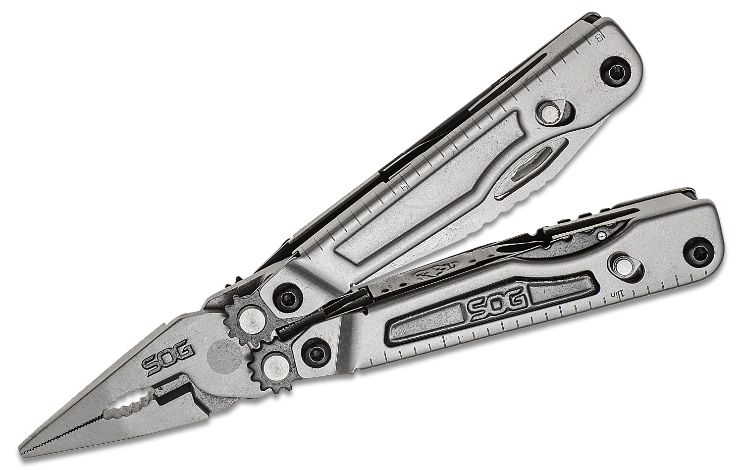 SOG PowerPlay MultiTool with Nylon Sheath and Extra Hex Bits