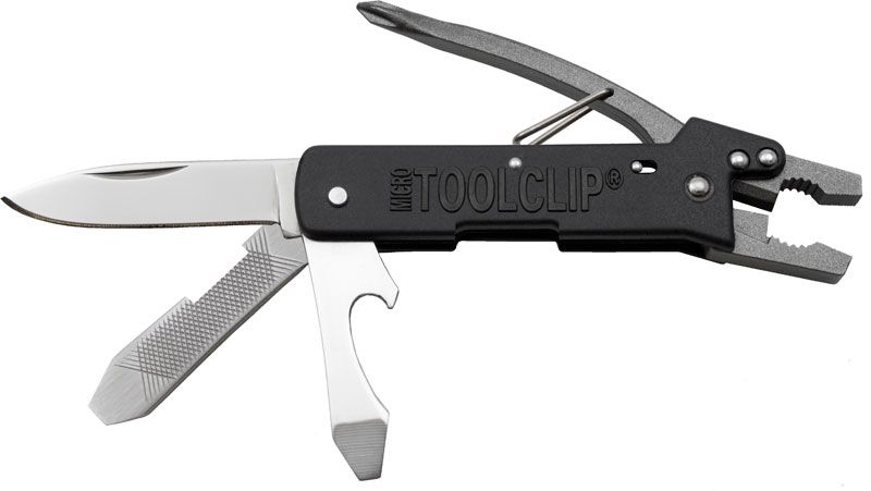 SOG Micro ToolClip (Black) Multi-Tool, 3.75