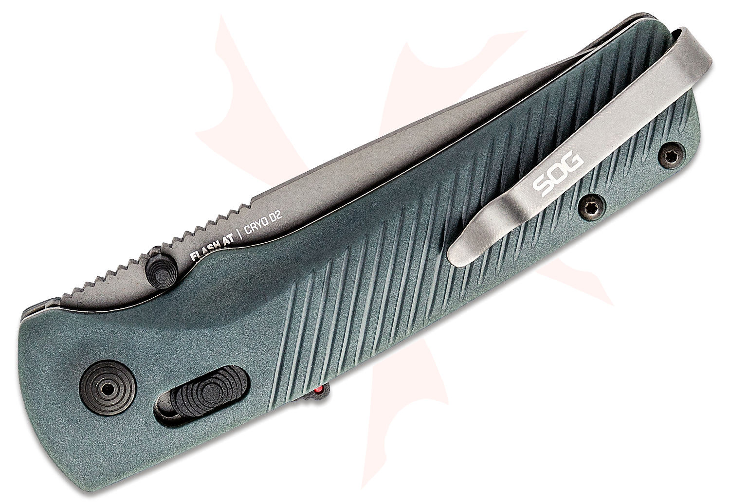 SOG Flash AT Urban Gray Assisted Folding Knife 3.45