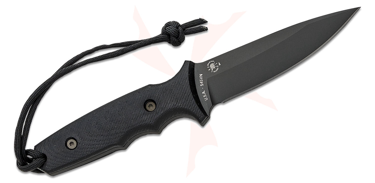 Spartan Blades Harsey TT Tactical Trout Fixed Blade Knife 4.5" S45VN