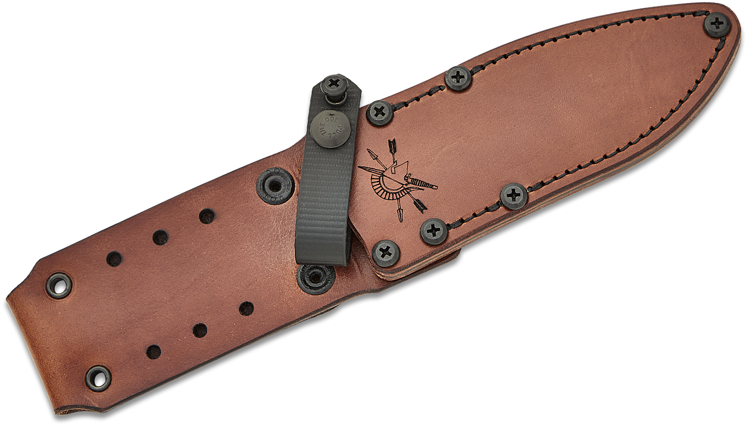 Spartan Blades Chattanooga Leatherworks Brown Leather IWB Sheath