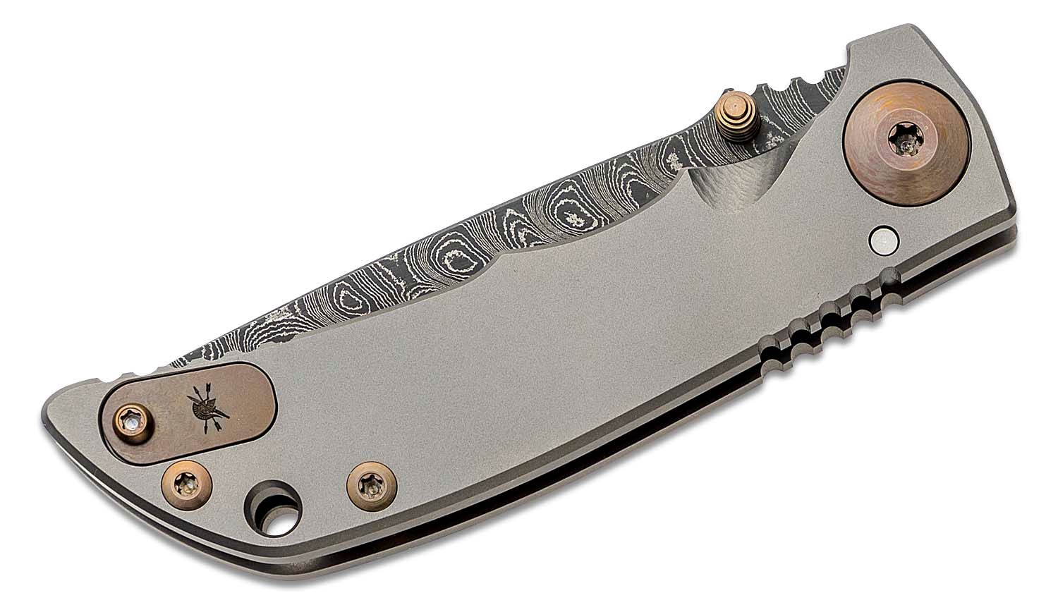 Spartan-Harsey Folder 3.25 Chad Nichols Damascus Bronze Ano