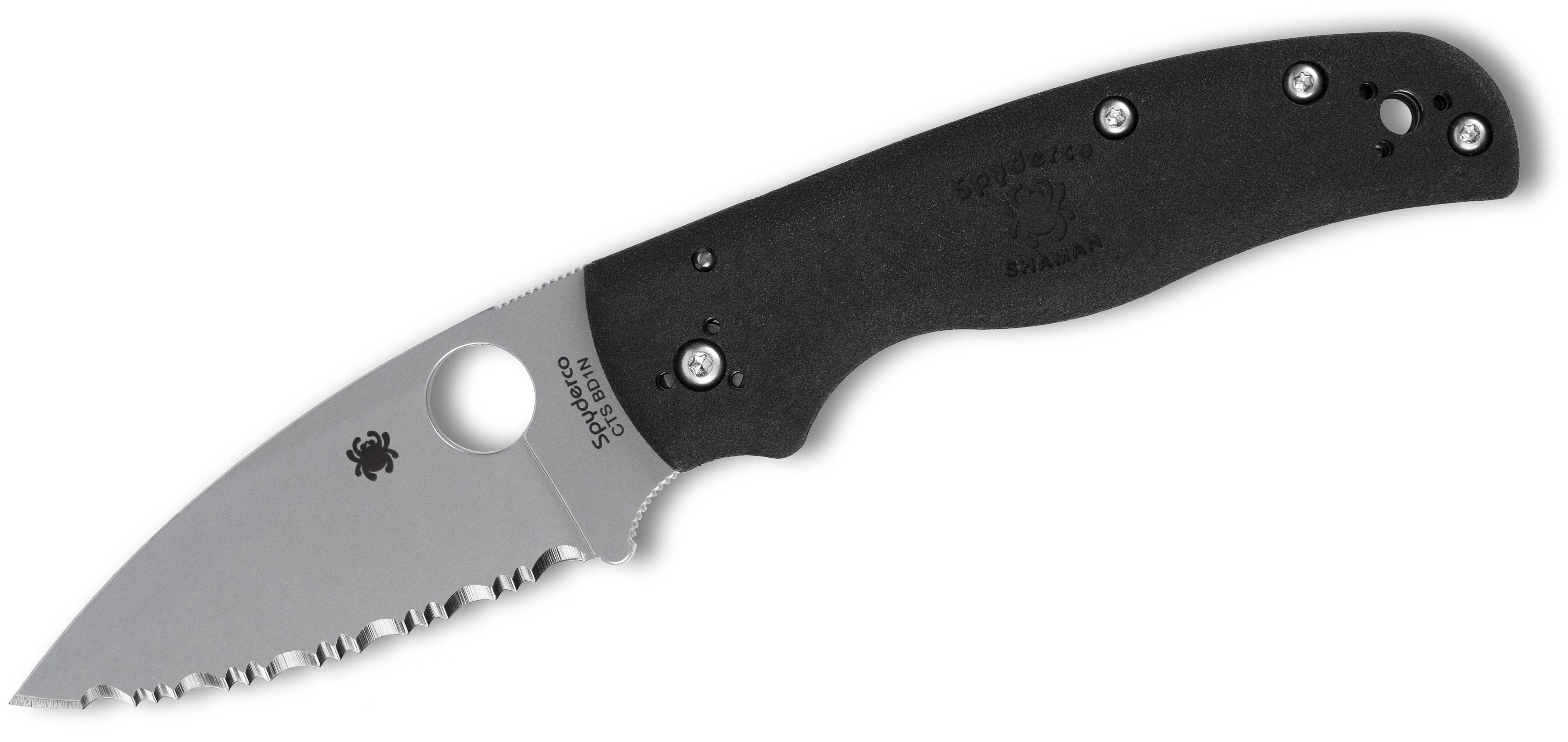 Spyderco Shaman Lightweight Folding Knife 3.58