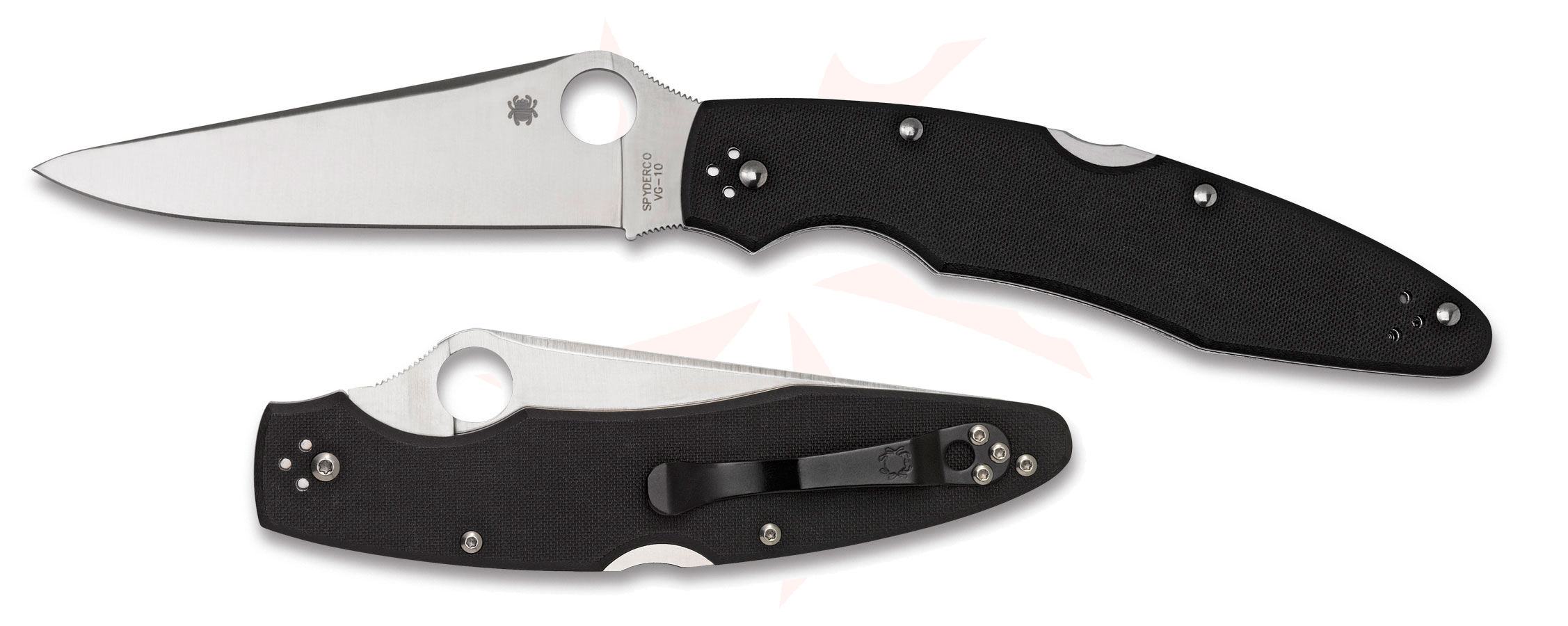 Spyderco C07GP3 Police 3 Folding Knife 4-3/8