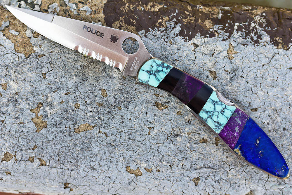 Spyderco Custom Police Model 4-1/8