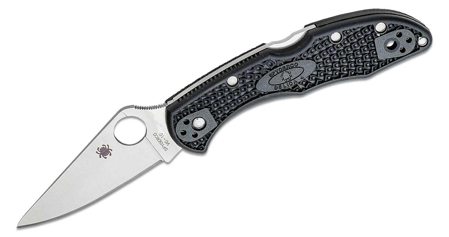 Spyderco Kitchen Classics (Small Utility) CM.11,4 Plain Black K05PBK