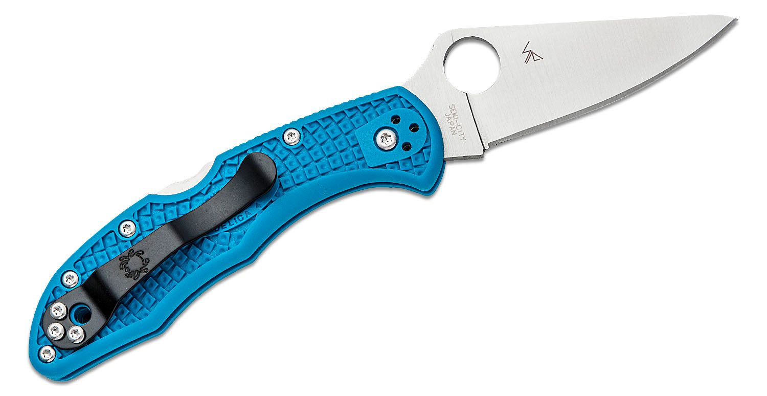 Photo4Less  Spyderco ItamaeNakiri Kitchen Knife-SUS410 Super Blue