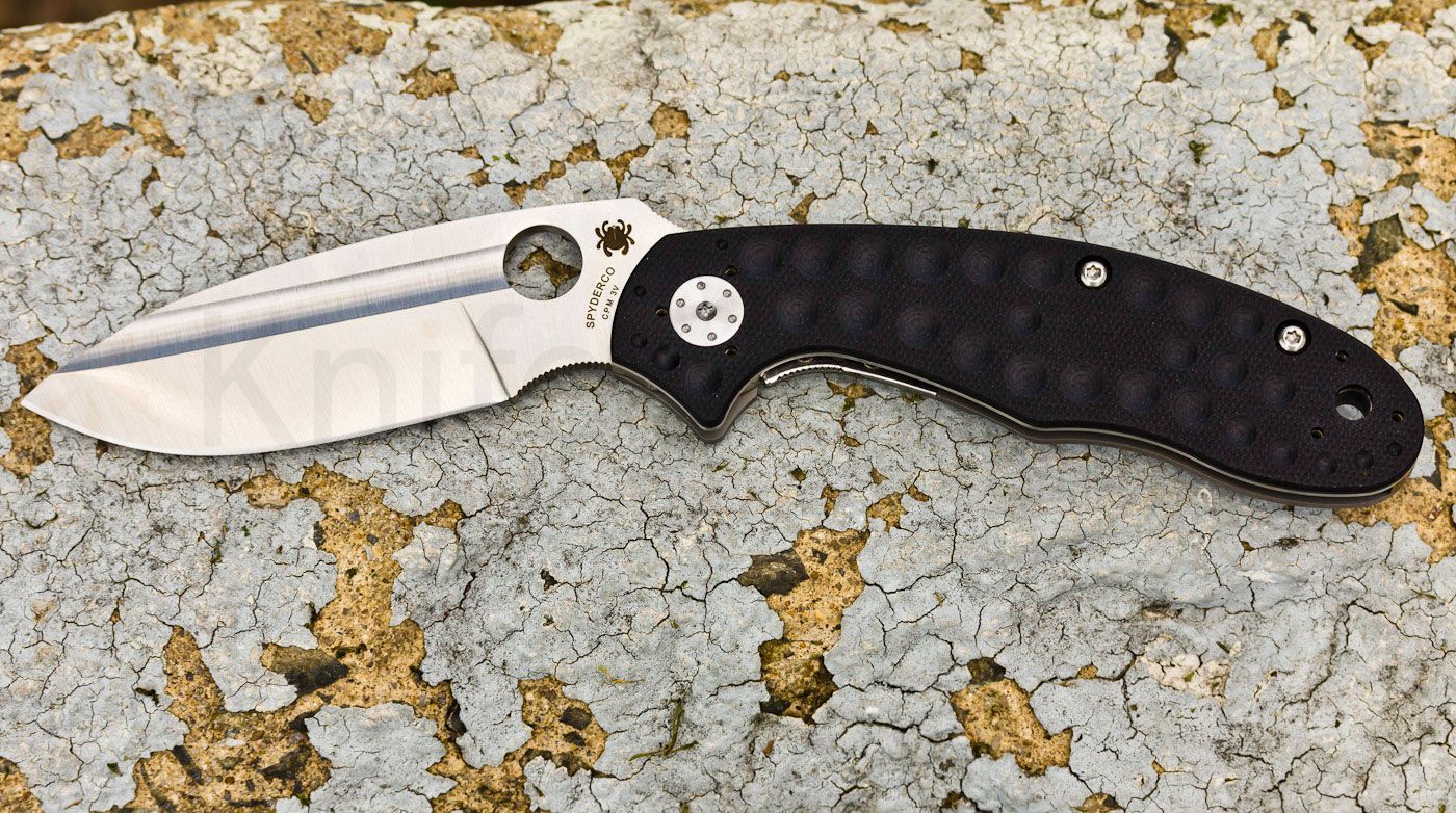 Spyderco C151GTIP Schempp Tuff Folding Knife 3.75