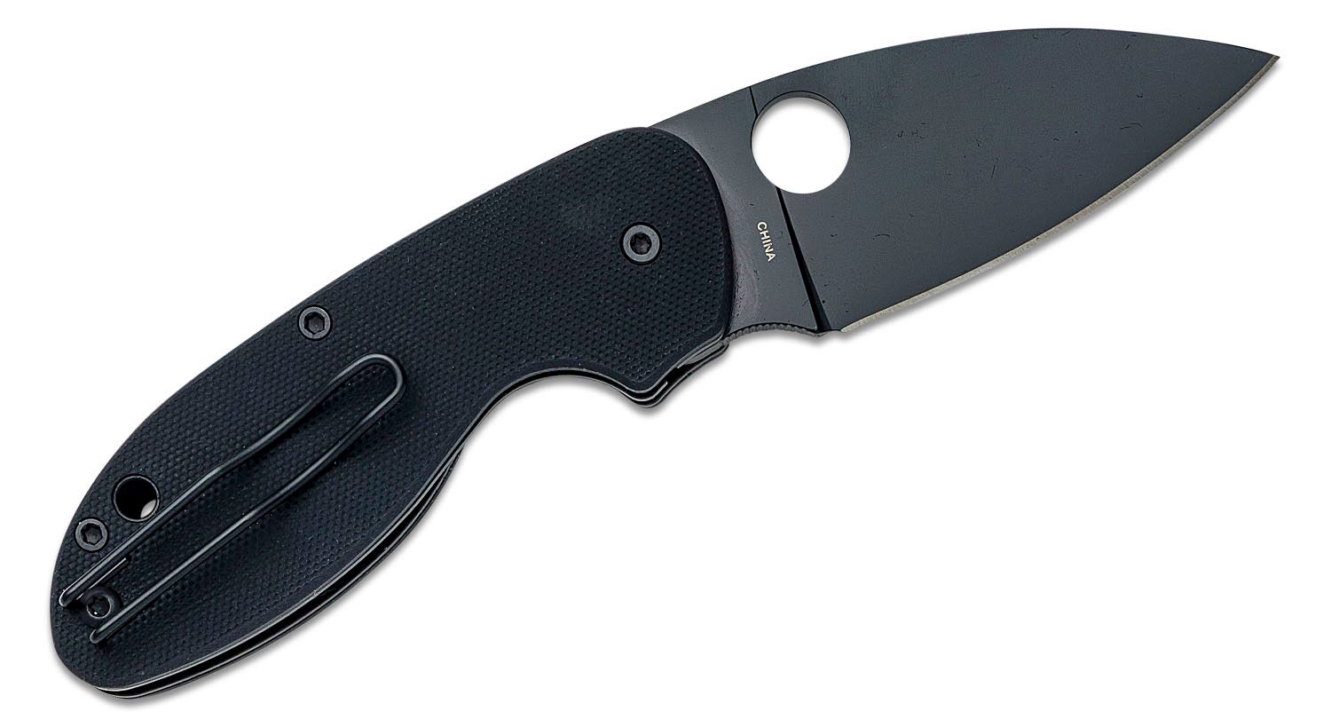 Spyderco Chef's Knife 7.13 VG10 Blade, Black Corian Handles