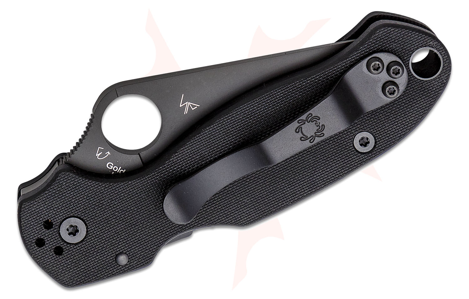 Spyderco Para 3 Folding Knife 3 S45VN Black Plain Blade Black G10 Spyderco Para 3 Folding Knife 3 S45VN Black Plain Blade Black G10