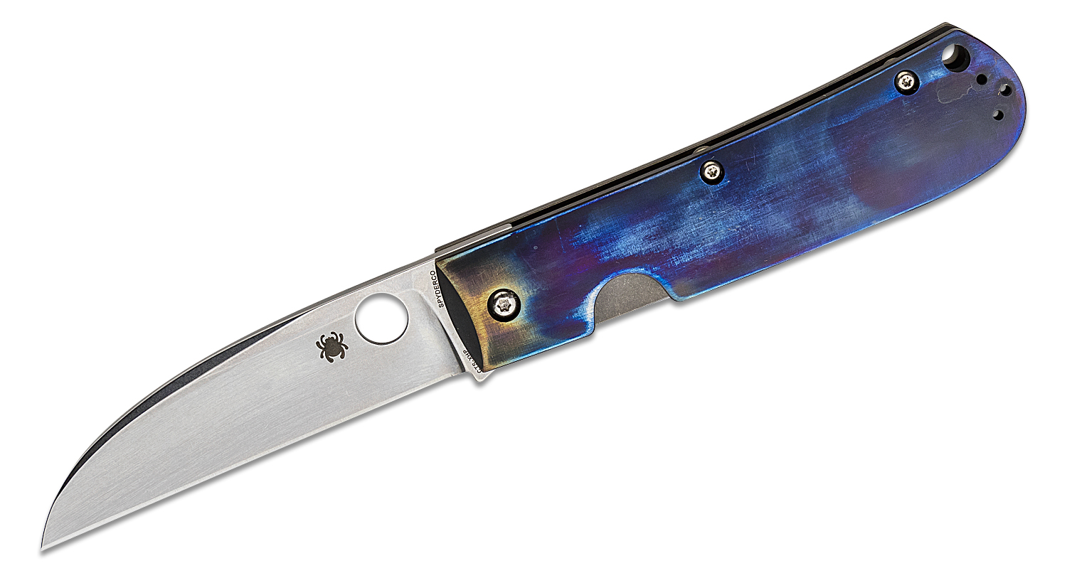 Customized Spyderco Marcin Slysz SwayBack Folding Knife 3.53