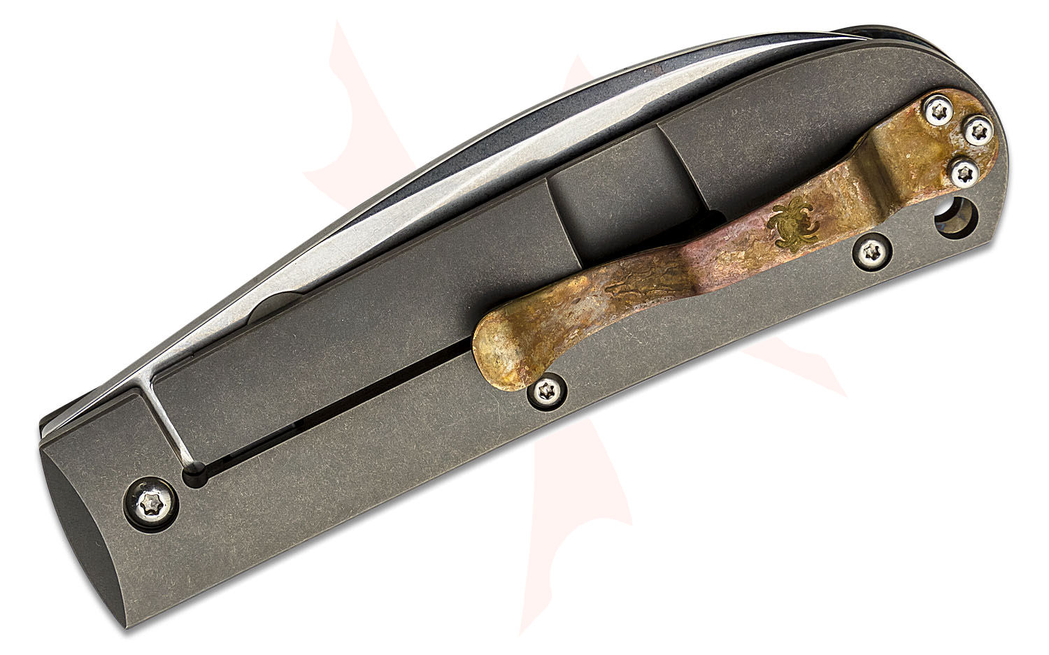 Customized Spyderco Marcin Slysz SwayBack Folding Knife 3.53