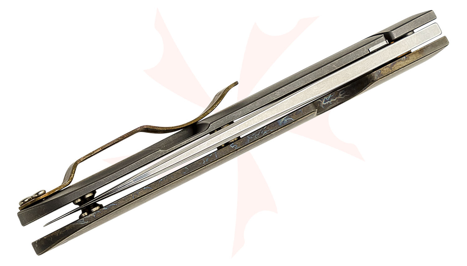 Halページ！ Customized Spyderco Marcin Slysz SwayBack Folding Knife 3.53