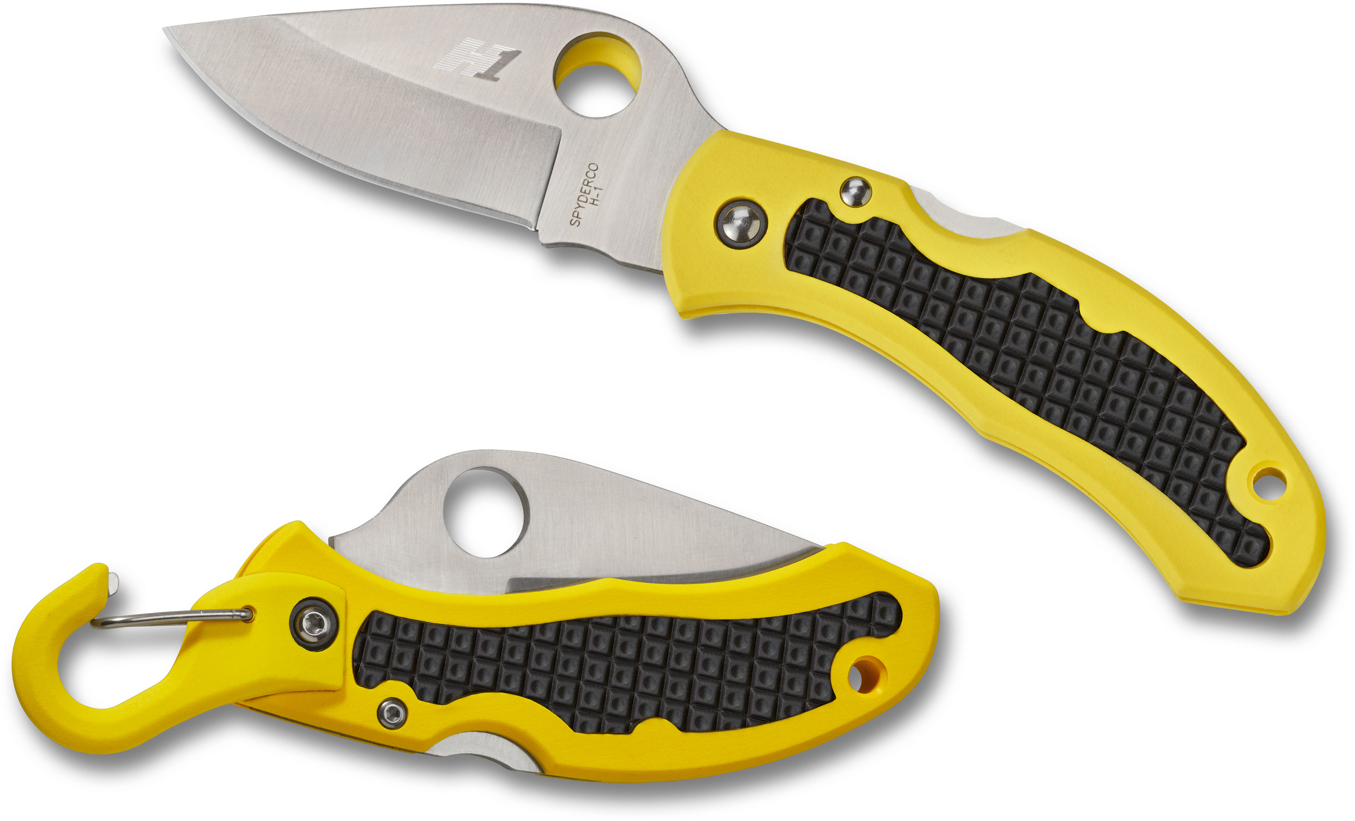 Spyderco C26PYL Snap-It Salt Folding Knife 2.96