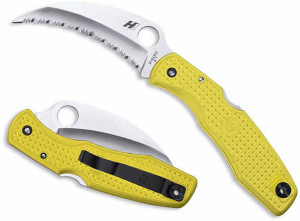 Spyderco C77SYL Spyderhawk Salt 3.625