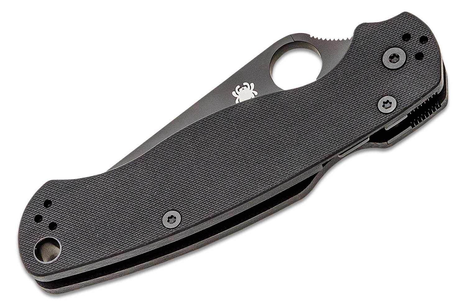 Navaja SPYDERCO Para Military 2 color Negro