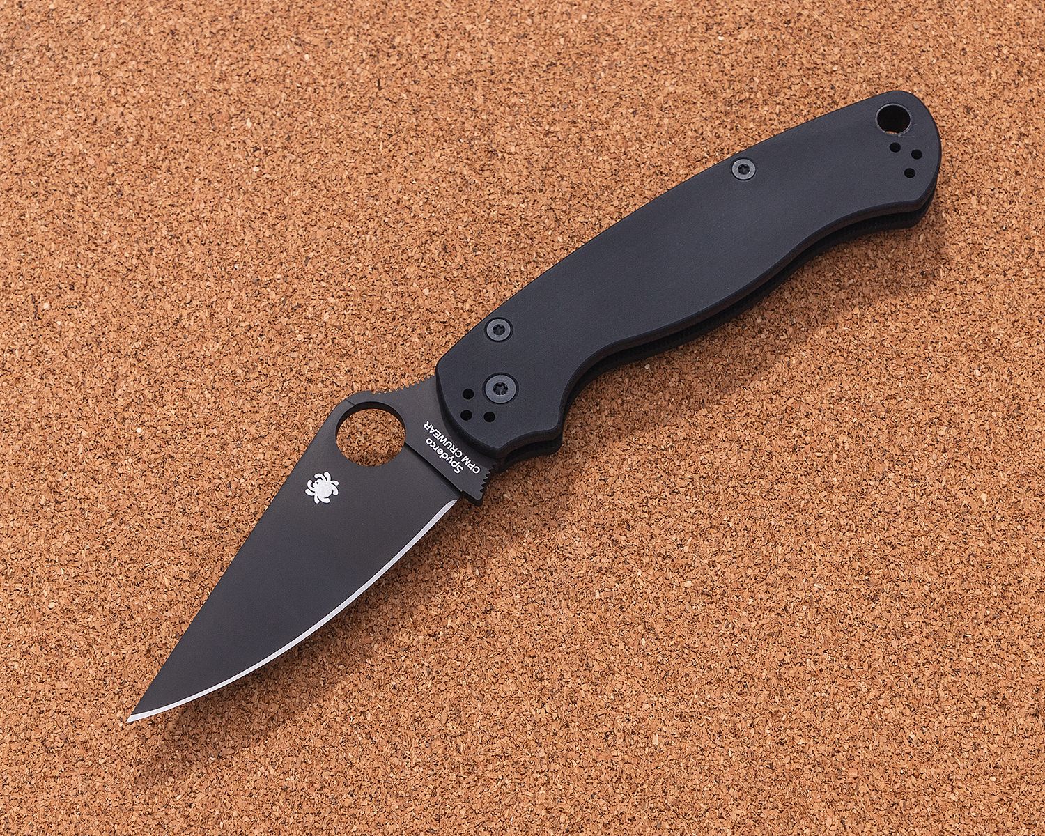 Navaja SPYDERCO Para Military 2 color Negro