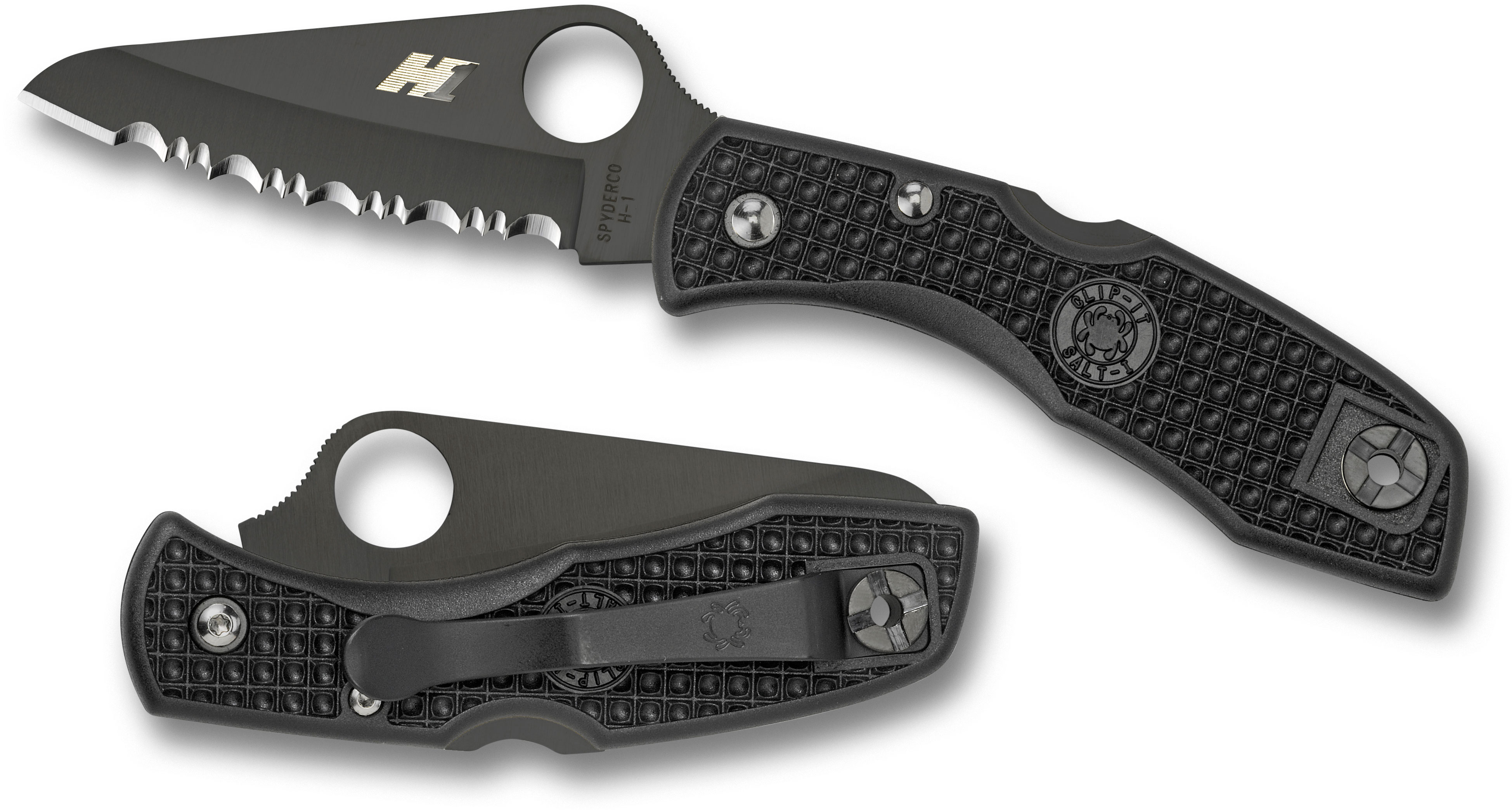 Spyderco C88SBBK Salt I Folding Knife 3.03