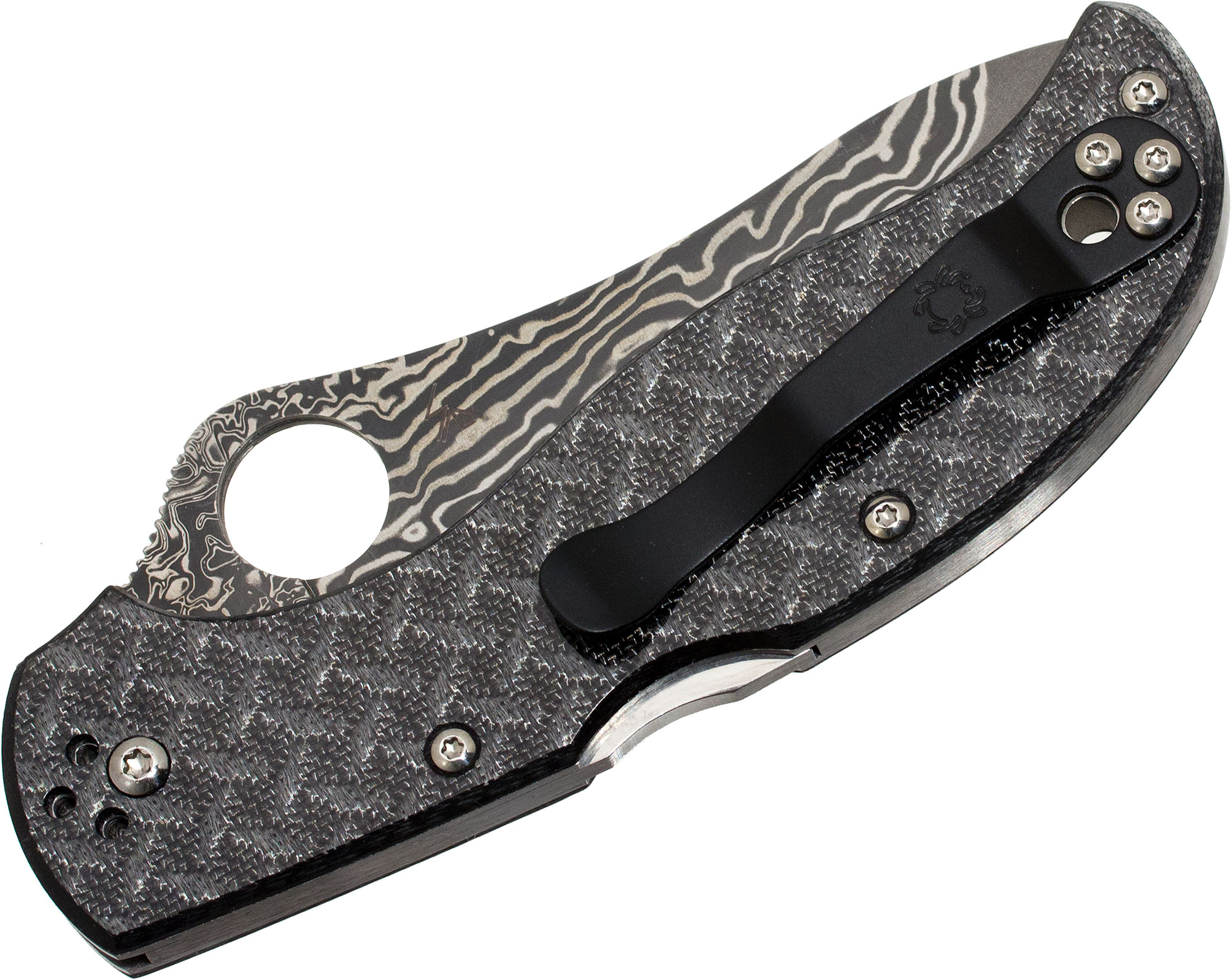 POISON「毒」ソノシート Spyderco C90GFPD Stretch Folding Knife 3-1/2