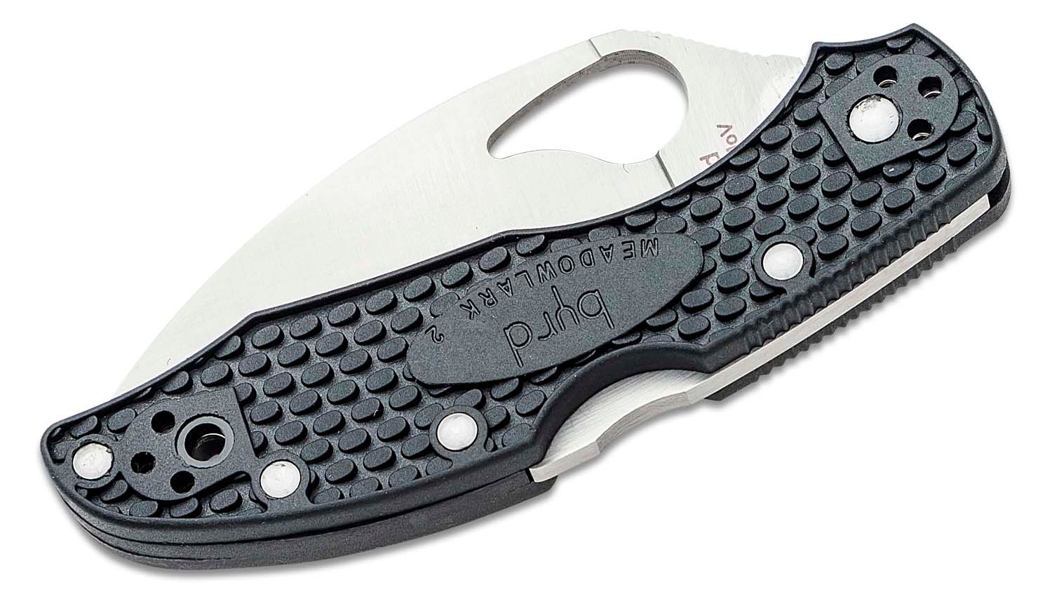 Knife, Byrd Serrated Edge Rigged,S/S Shackle & Cli