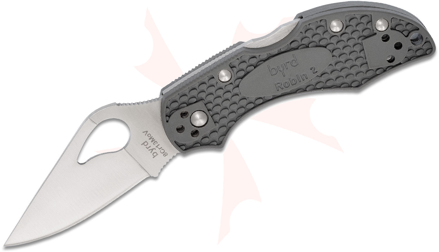 Spyderco Byrd BY10PGY2 Robin 2 Folding Knife 2.5