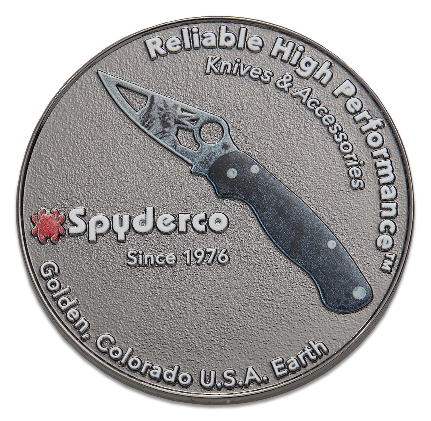 Spyderco H.L. Dalis Distributor Exclusive 2025 Challenge Coin
