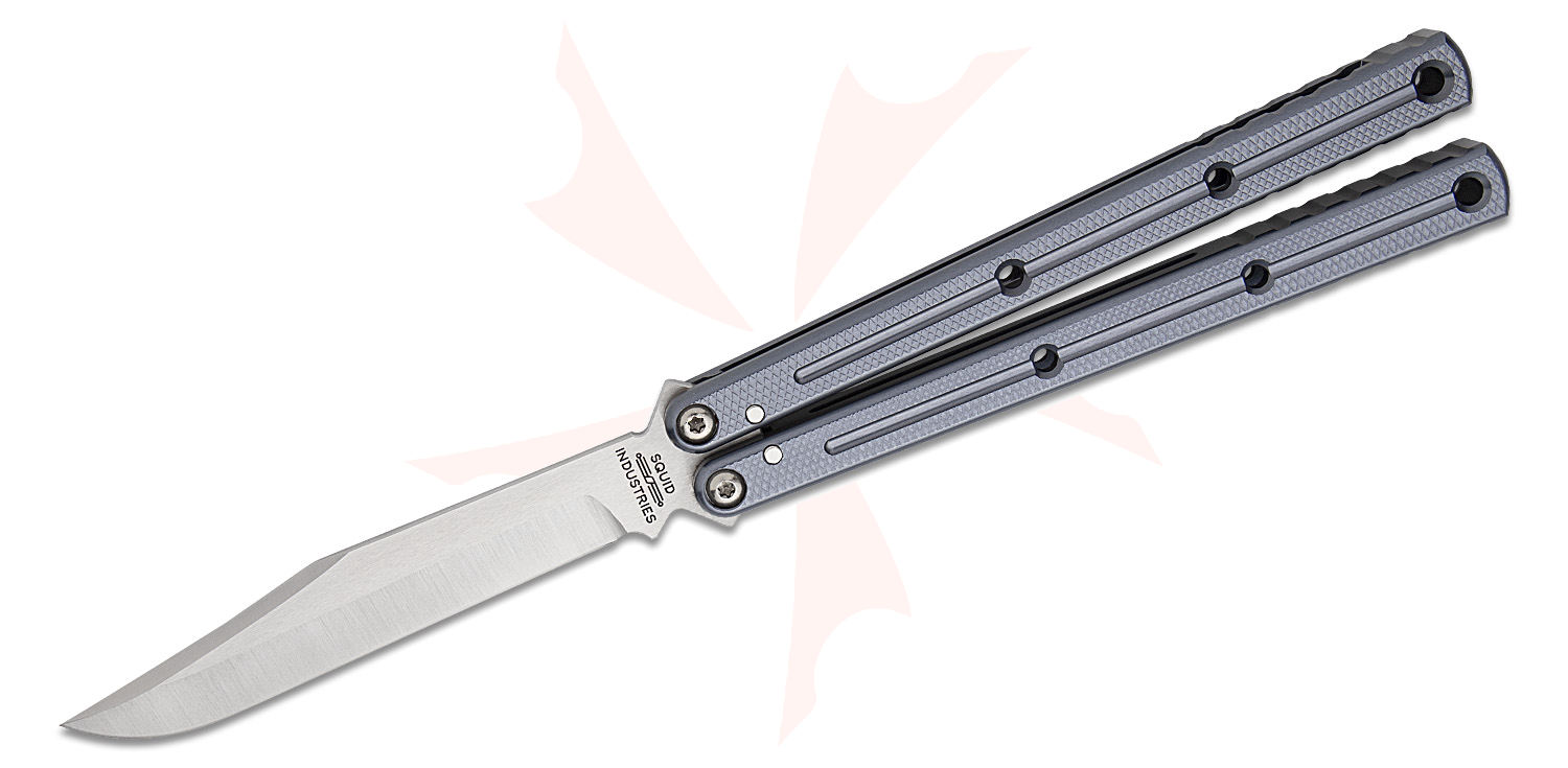 Squid Industries Krake Raken V3 Balisong Butterfly Knife 4.5