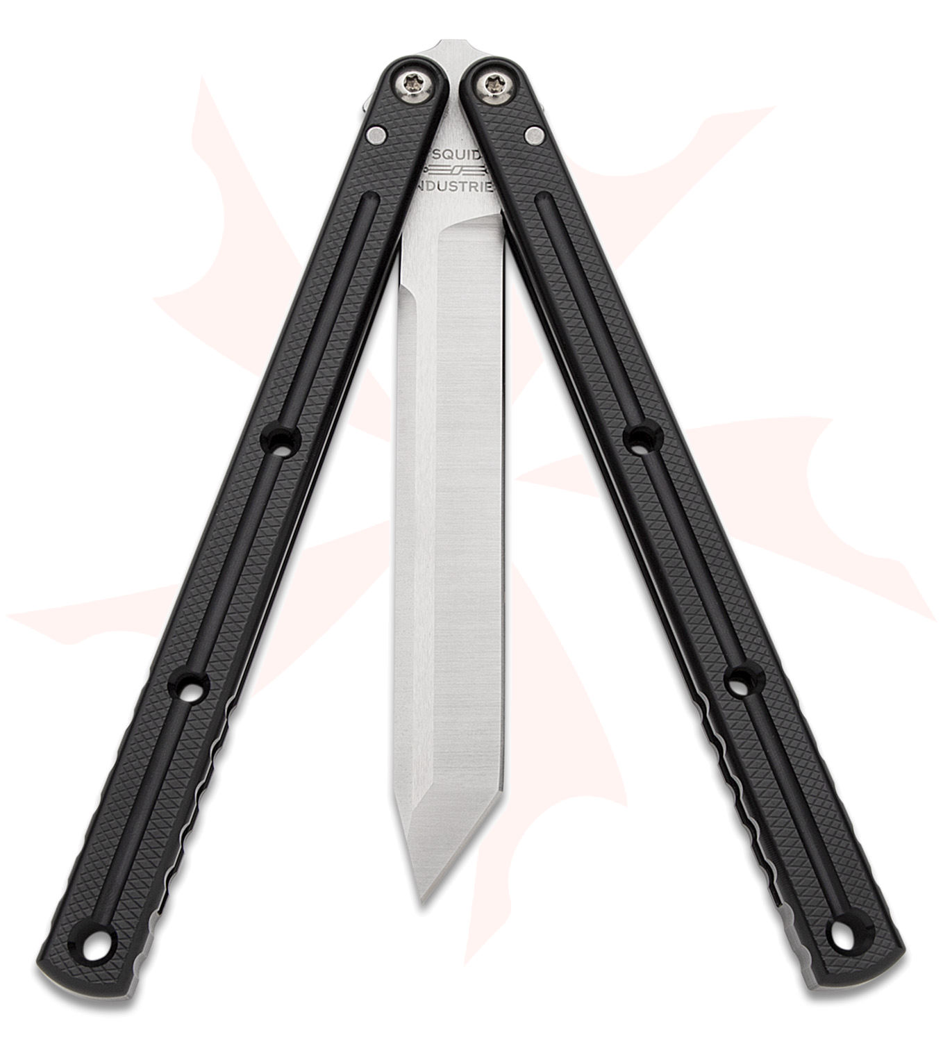 Squid Industries Krake Raken V3 Balisong Butterfly Knife 4.5