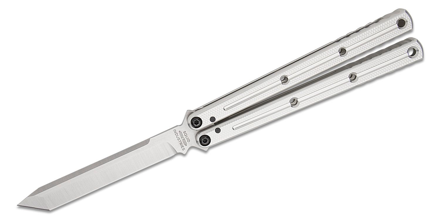 Squid Industries Krake Raken V3 Balisong Butterfly Knife 4.5