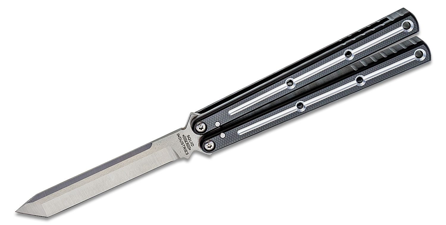 Squid Industries Krake Raken V2 Balisong Butterfly Knife 4.5