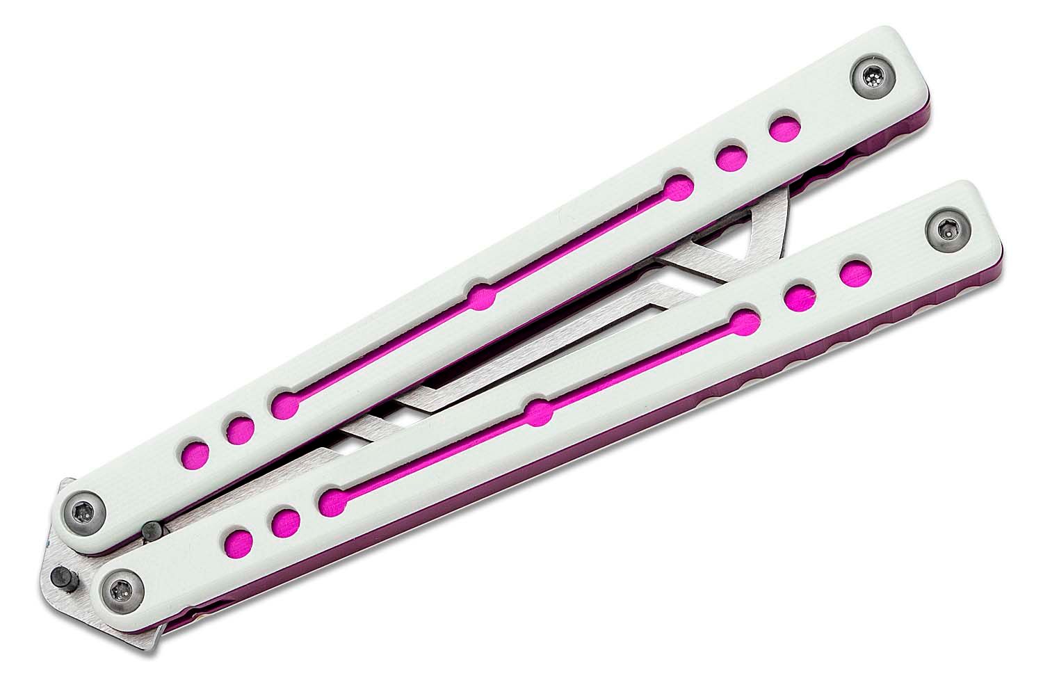 257PESET - Balisong / Butterfly Competition Set - Purple - Backwood Sports