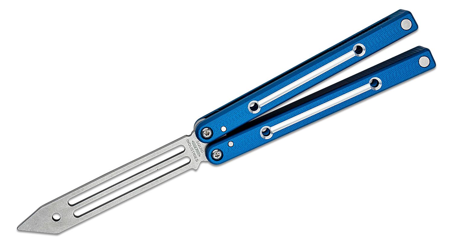 Squid Industries Dual-Tone Squidtrainer V4 Balisong Butterfly 